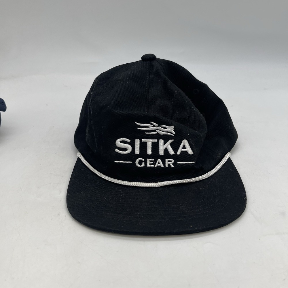 Sitka Gear Bozeman Trucker Hat Snapback Hat Adjustable Mesh Back Black